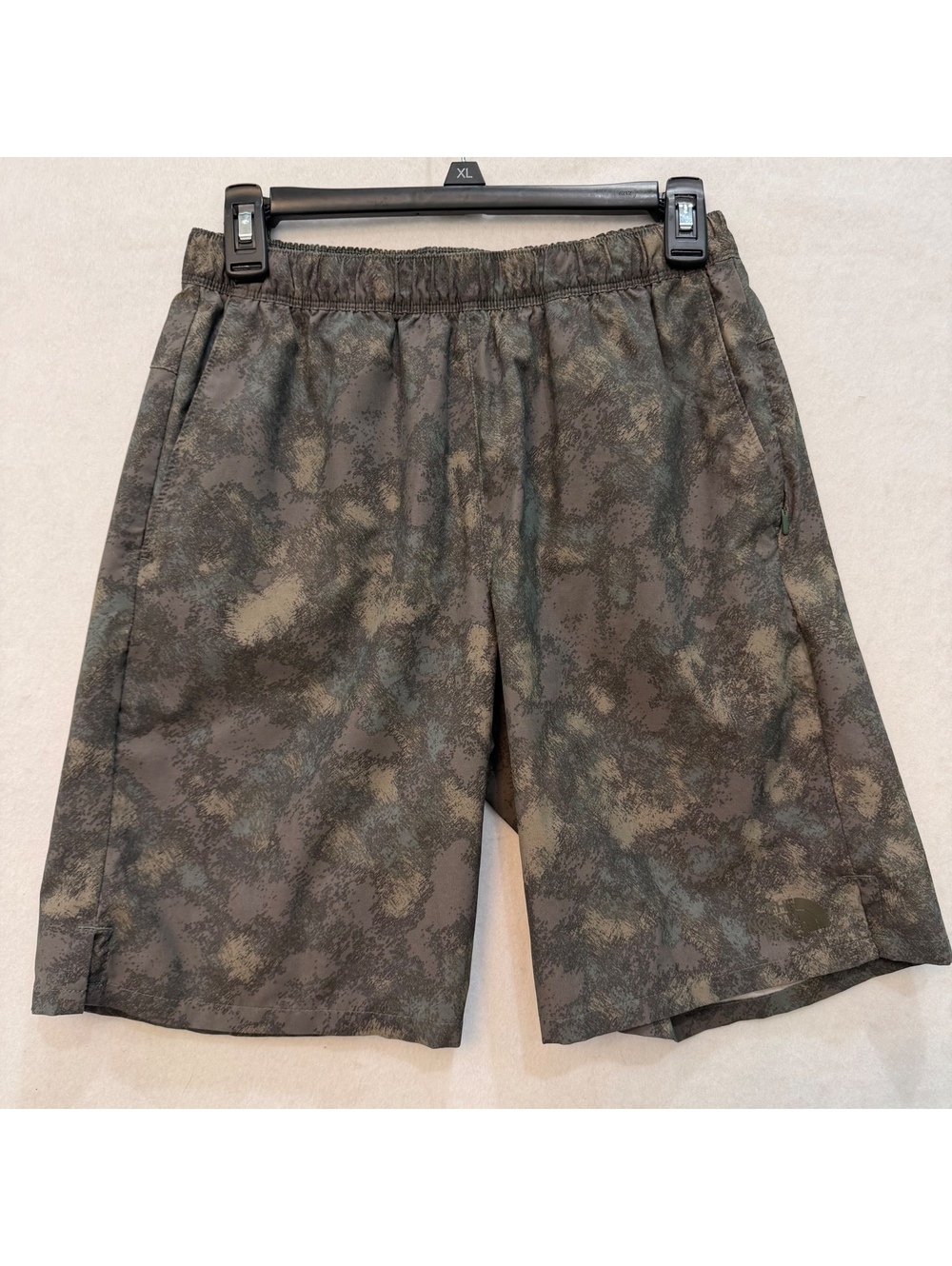 The North Face Printed Wander Shorts Size Small 9" Inseam Thyme Crosshatch